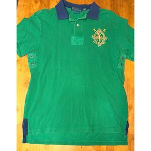POLO RALPH LAUREN Men Collared Vintage Shirt Large